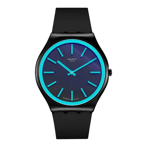 Swatch Obsidian Shimmer SS07B111 kol saati