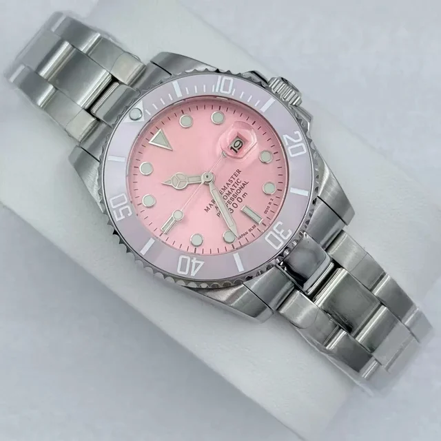Tandorio Watches Diver Submariner Japan NH05 movement sapphire glass female dive 30ATM Gla
