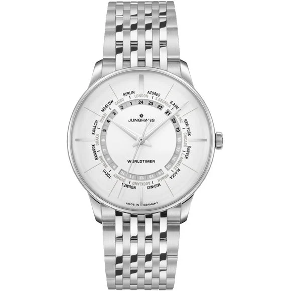 Junghans Meister Worldtimer 027/3011.45 kol saati
