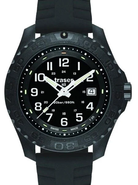 Traser Outdoor Pioneer Watch with Tritium Illumination and Rotating Black Bezel #107100 ko