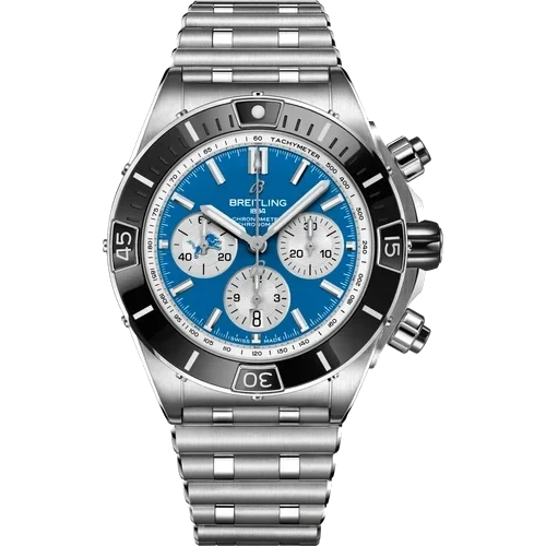 Breitling Super Chronomat B01 Chronograph 44 NFL Detroit Lions Edition AB01361C1C2A1 kol s