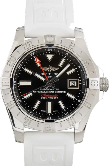 Breitling Avenger II GMT Stainless Steel Black Dial A32390111B1A1 kol saati