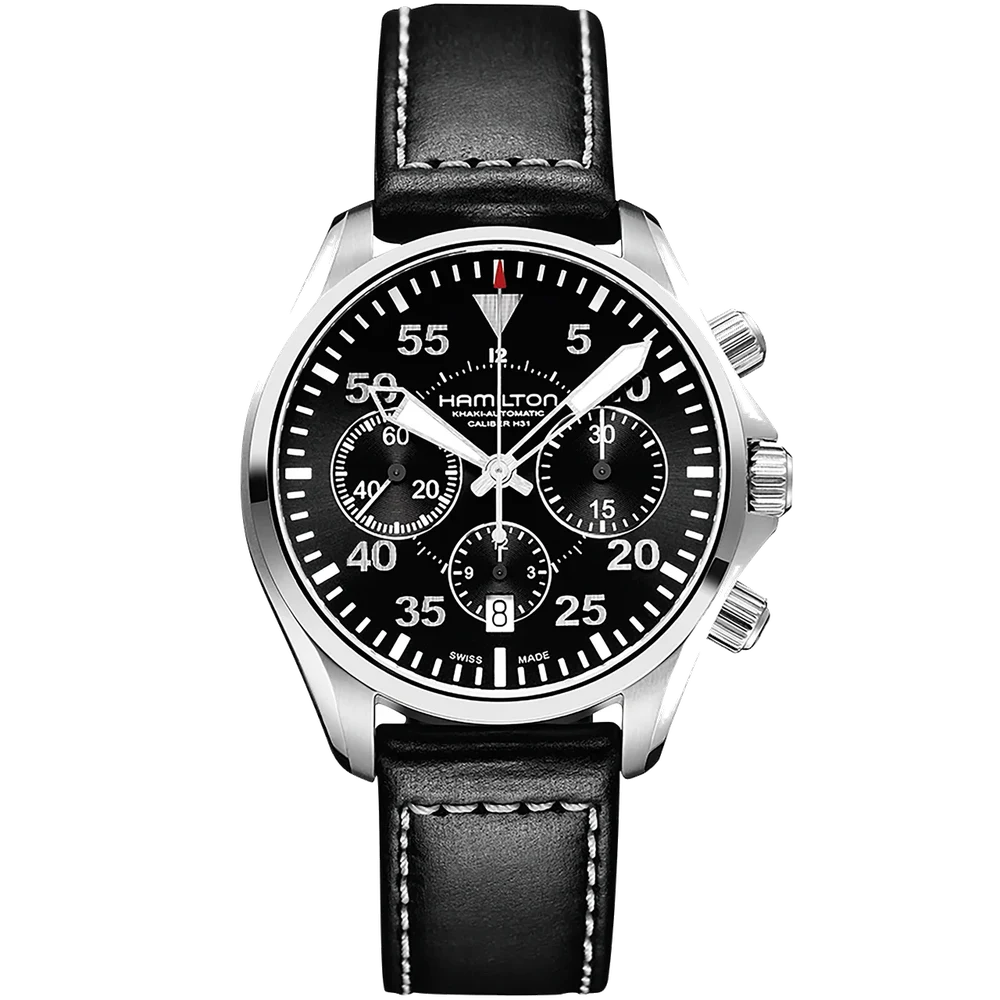 Hamilton Khaki Aviation Khaki Pilot Auto Chrono H64666735 42 mm kol saati