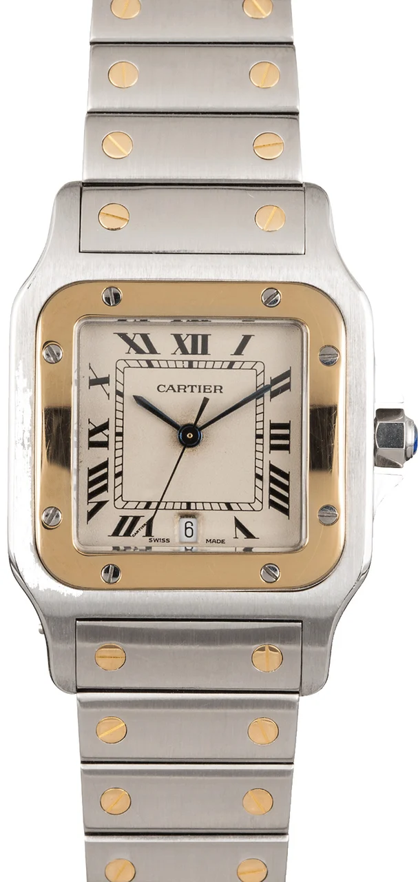 Cartier Santos Galbee 1566 28 mm kol saati