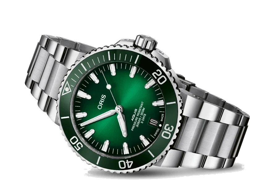 Oris Aquis Date Calibre 400 01 400 7763 4157-07 8 24 09PEB 43.5 mm kol saati