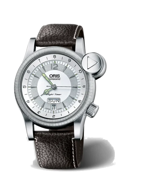 Oris Flight Timer² Day Date 01 635 7568 4061-07 5 21 55 42 mm kol saati