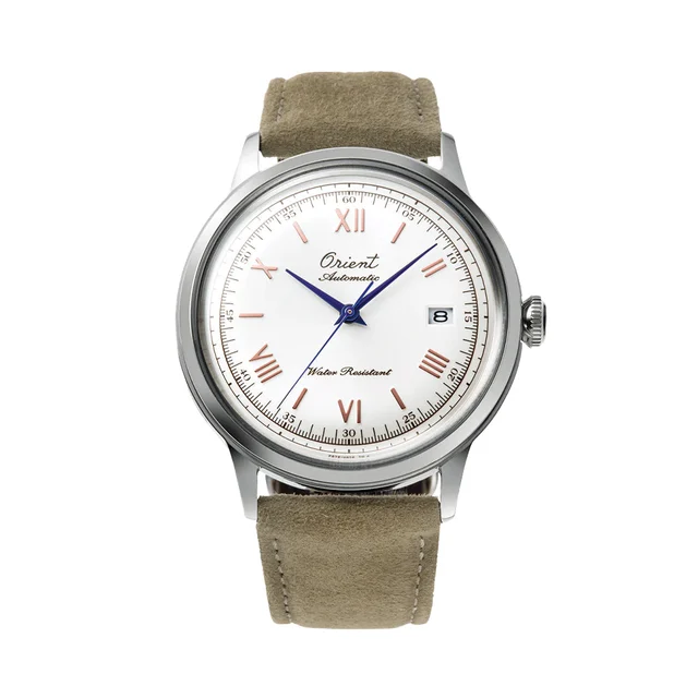 Orient Limited Edition Bambino Version 2 40.5mm - White on Leather Strap w/ Extra Strap RA