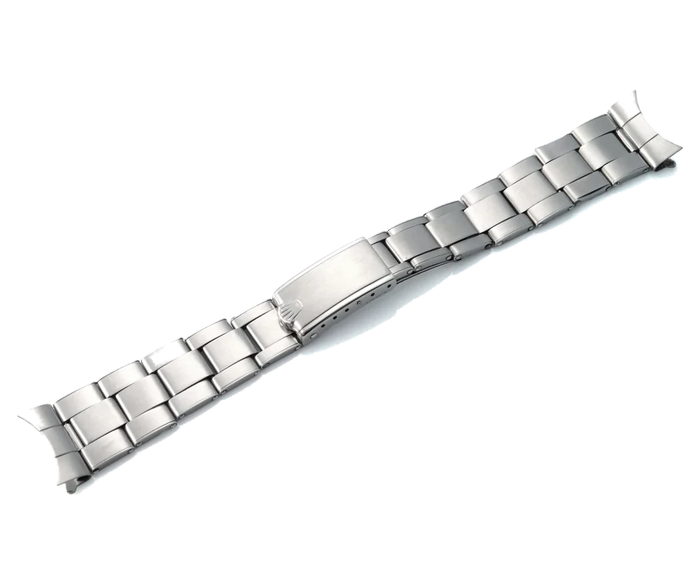 Rolex Ref 7205, 19mm Steel Rivet Bracelet End-link 60, Total 12 Links kol saati