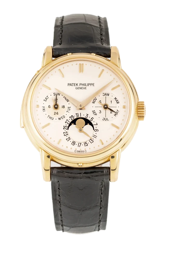 Patek Philippe PATEK PHILIPPE, REF. 3974, PERPETUAL CALENDAR MINUTE REPEATER, GOLD kol saati