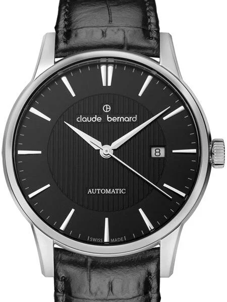 Claude Bernard Swiss Made ETA Automatic Dress Watch #80091-3-NIN 42 mm kol saati