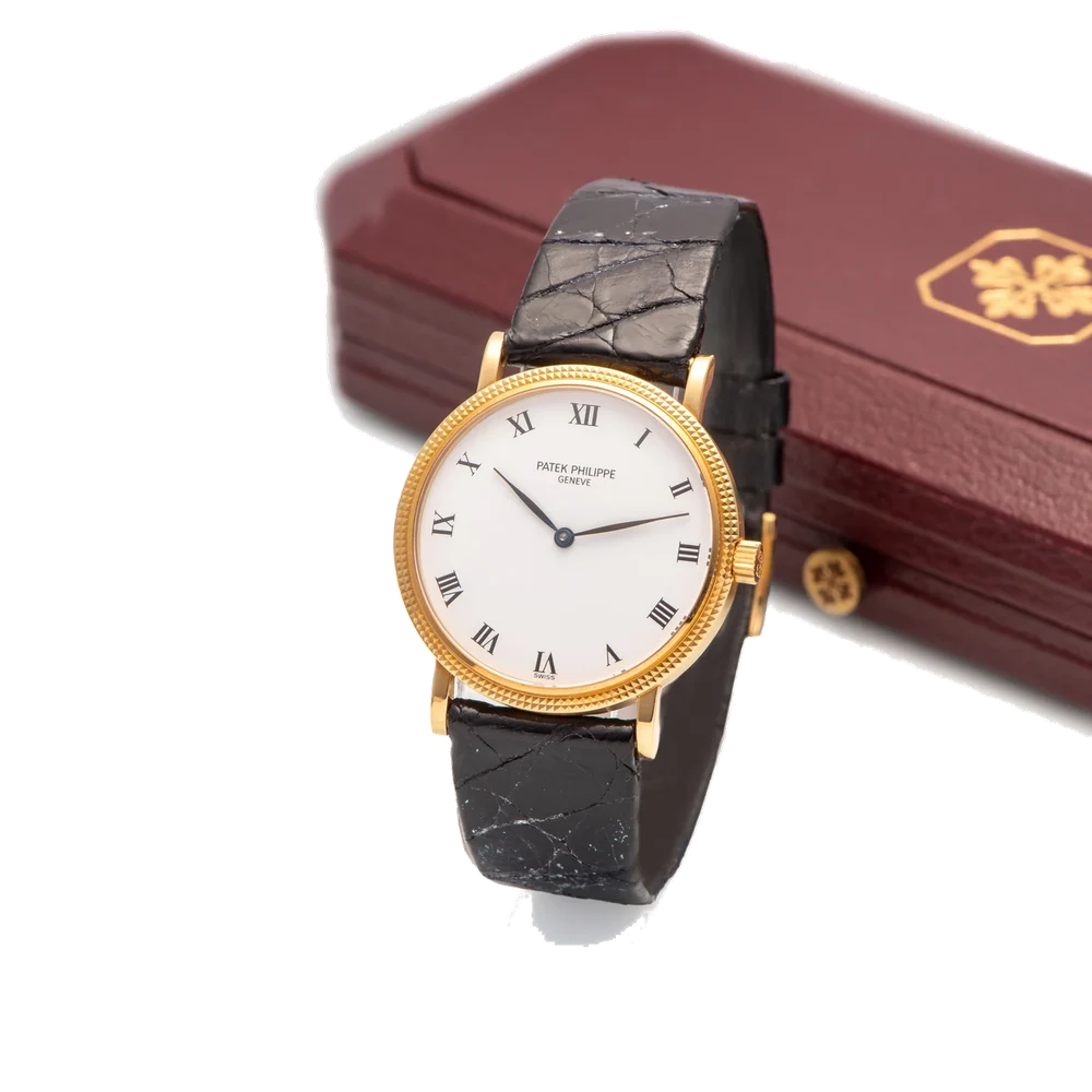 Patek Philippe PATEK PHILIPPE, REF. 3992, CALATRAVA CLOU DE PARIS, AUTOMATIC, YELLOW GOLD kol saati