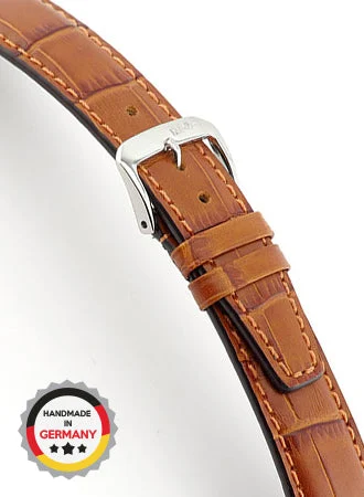 RIOS Grained Leather Dallas - Cognac - Alligator Grained 5606/RI kol saati