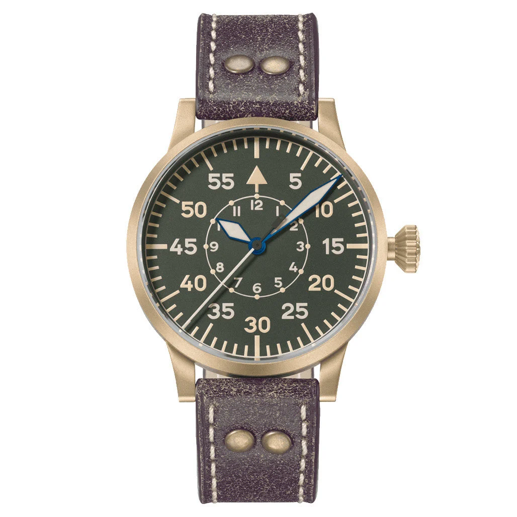 Laco Limited "Edition 97" Bronze Automatic Flieger #862160 kol saati