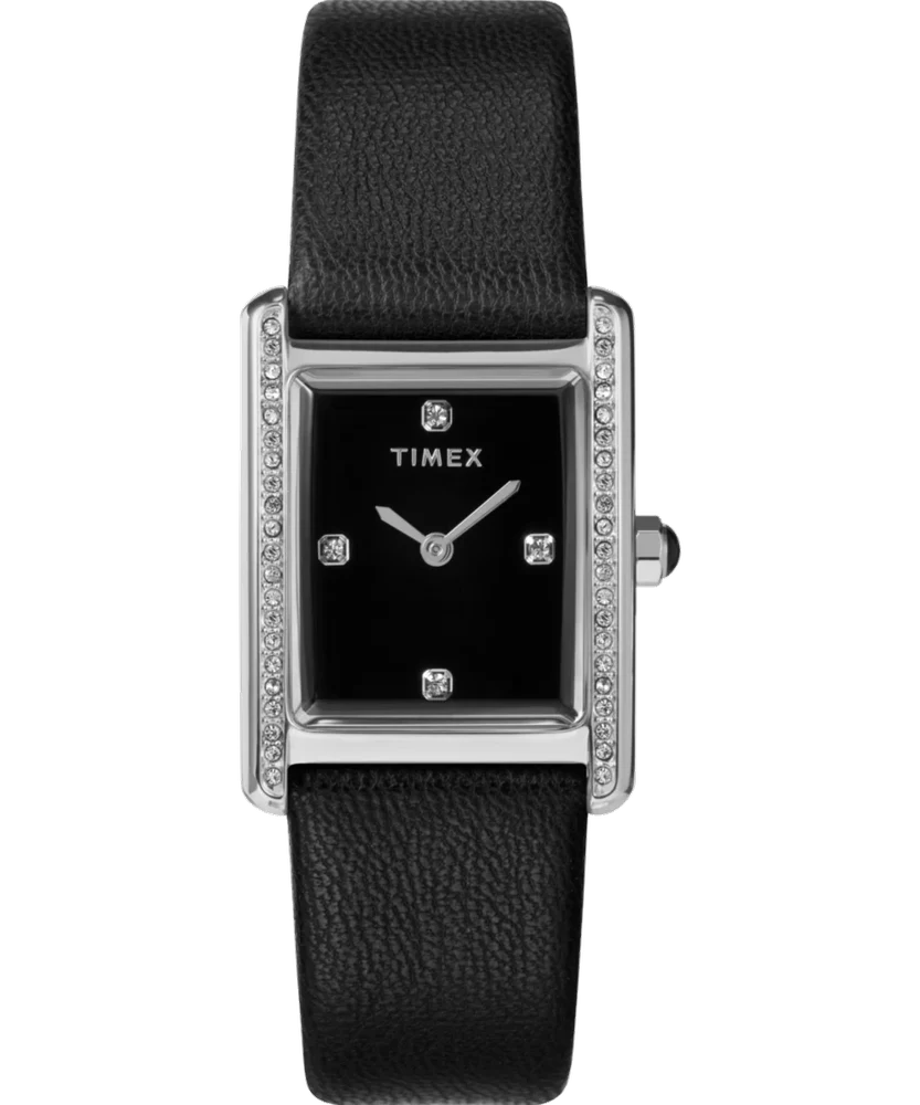 Timex Hailey 24mm Leather Strap Watch TW2W63800 24 mm kol saati