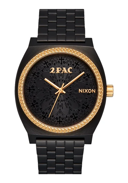 Nixon US Time Teller - Black / Gold A1378-010-00 kol saati