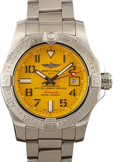 Breitling Avenger II Seawolf Yellow Dial A1733110/1519 kol saati