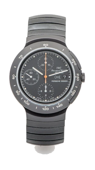 Iwc/ Porsche Design IWC/ PORSCHE DESIGN, REF. 3701, BLACK ALUMINIUM kol saati