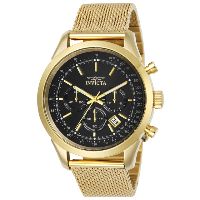 Invicta Speedway Watch - 45mm, Gold (ZG-25223) kol saati