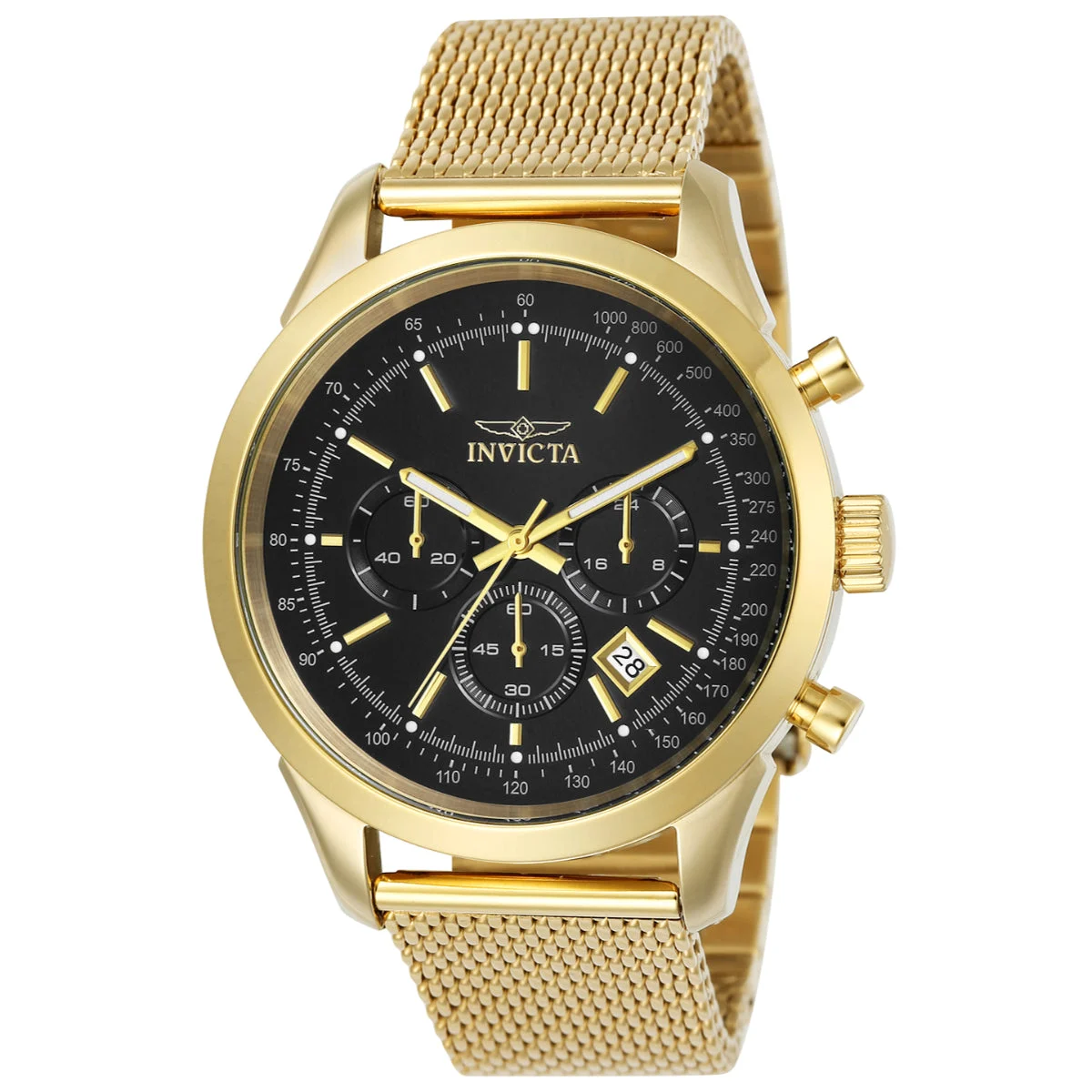 Invicta Speedway Watch - 45mm, Gold (ZG-25223) 45 mm kol saati