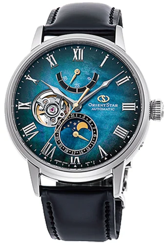 Orient Star Moon Phase O742 kol saati