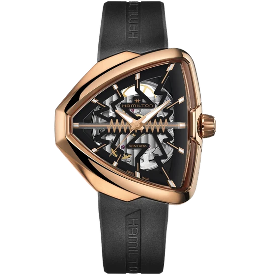 Hamilton Ventura Elvis80 Skeleton Auto H24525331 kol saati