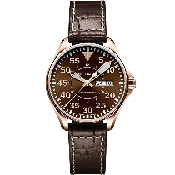 Hamilton Khaki Aviation Khaki Pilot Auto H64445595 kol saati
