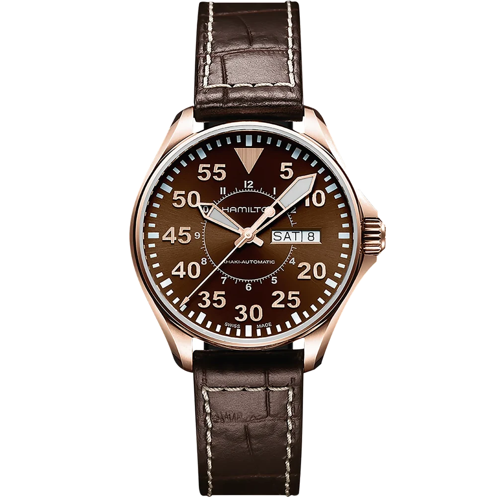 Hamilton Khaki Aviation Khaki Pilot Auto H64445595 38 mm kol saati