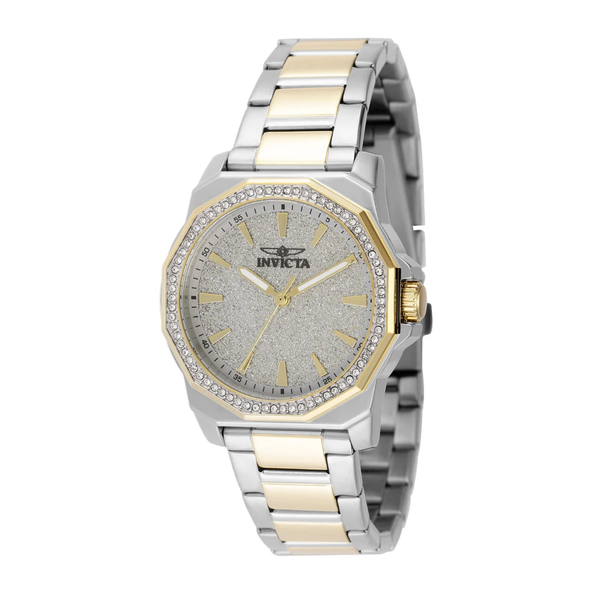 Invicta Speedway Watch - 34mm, Gold, Steel (49129) 34 mm kol saati