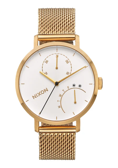 Nixon US Clutch - All Gold / White A1166-504-00 kol saati