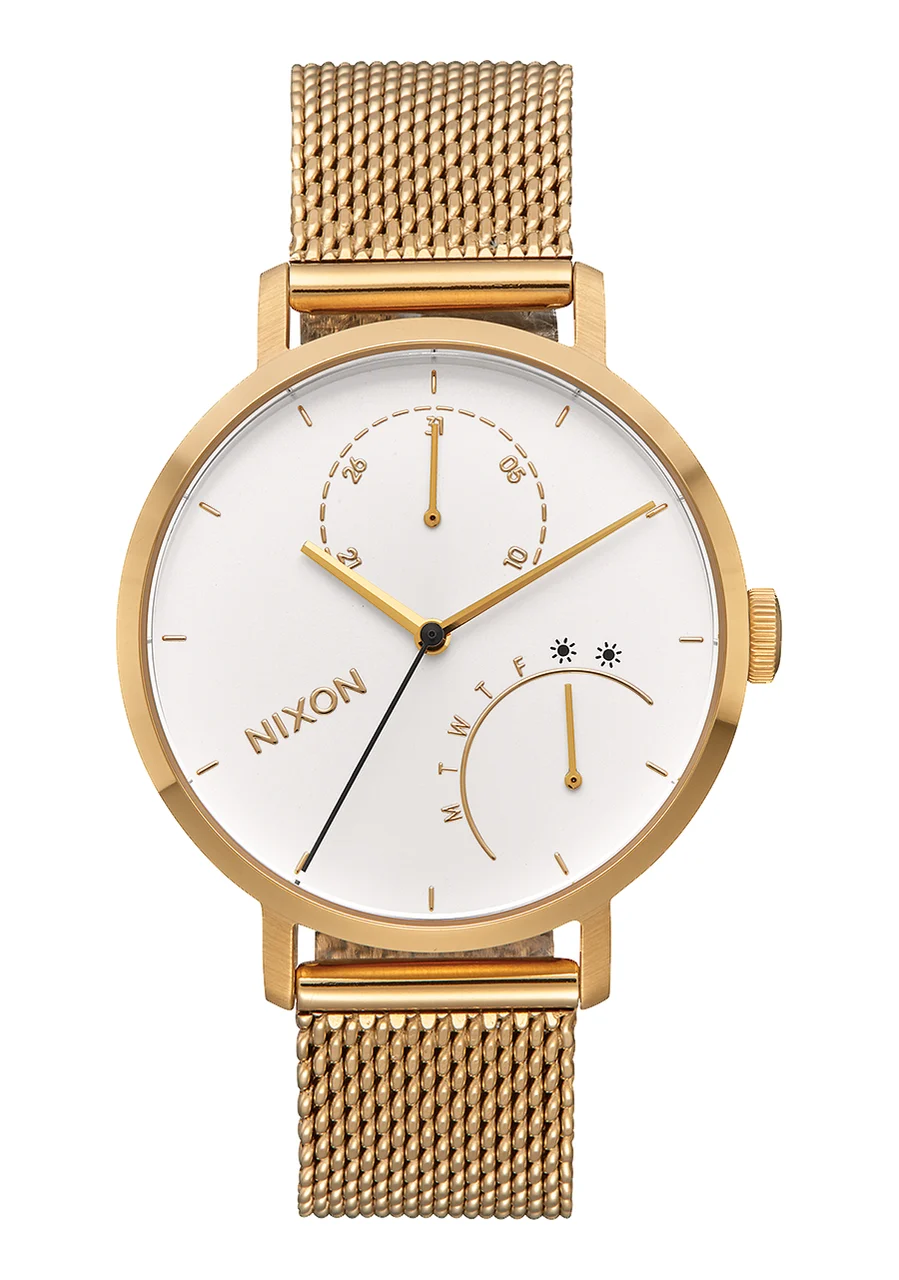 Nixon US Clutch - All Gold / White A1166-504-00 kol saati
