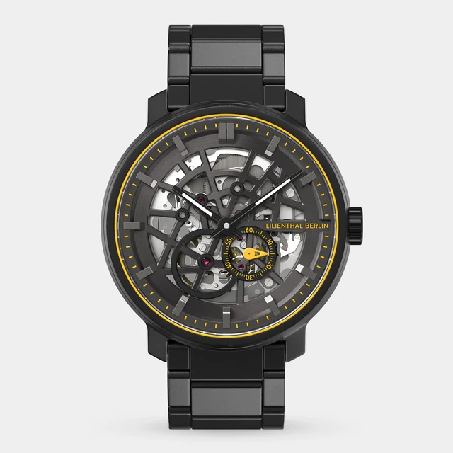 Lilienthal Berlin Neolux Skeleton N3-003-B040C kol saati