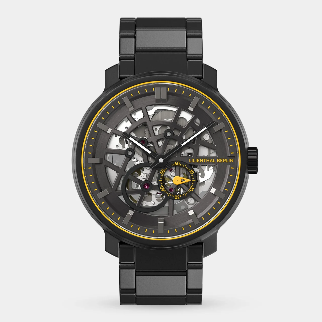 Lilienthal Berlin Neolux Skeleton N3-003-B040C 42 mm kol saati