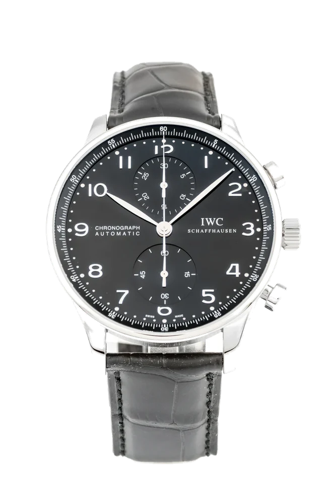 IWC Portuguese Chronograph Sultan Of Oman 3714 40.9 mm kol saati