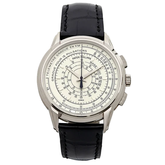 Patek Philippe Ref. 5975G-001, 175 Anniversary Multi-Scale Chronograph, White gold kol saa