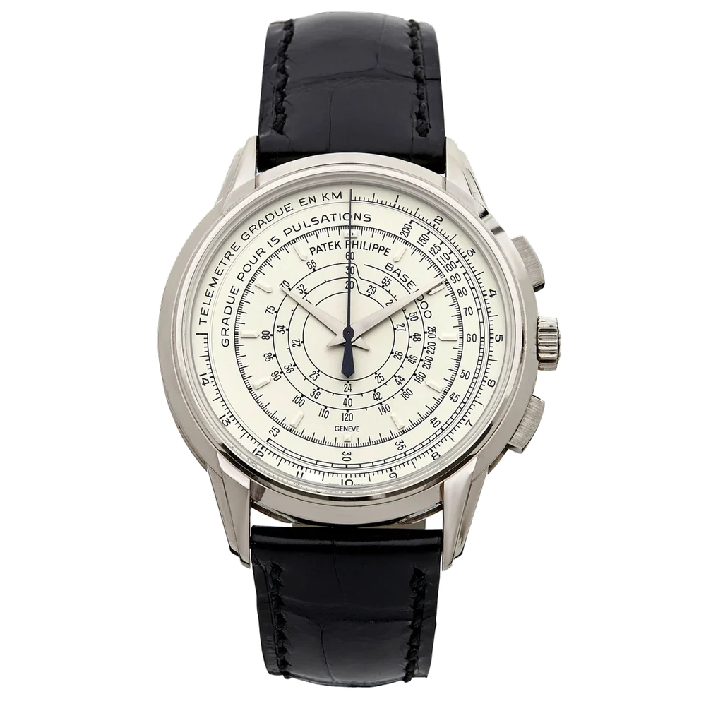 Patek Philippe Ref. 5975G-001, 175 Anniversary Multi-Scale Chronograph, White gold kol saati