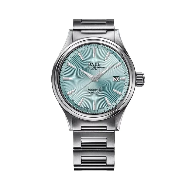 BALL Watch Fireman Victory 40mm - Ice Blue on Bracelet NM2098C-S28J-IBER kol saati