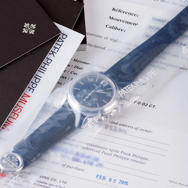 Patek Philippe PATEK PHILIPPE REF. 5960P-016, ANNUAL CALENDAR CHRONOGRAPH,PLATINUM, SINGLE