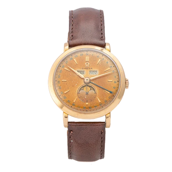 OMEGA OMEGA, REF. 2485, COSMIC, PINK GOLD kol saati