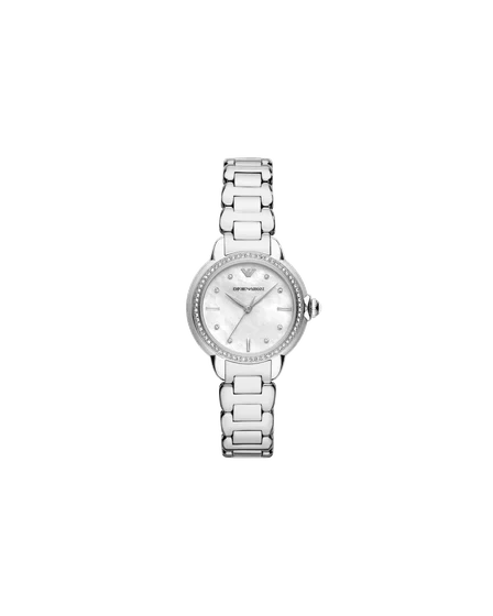 Emporio Armani Three-Hand Stainless Steel Watch AR11596 kol saati