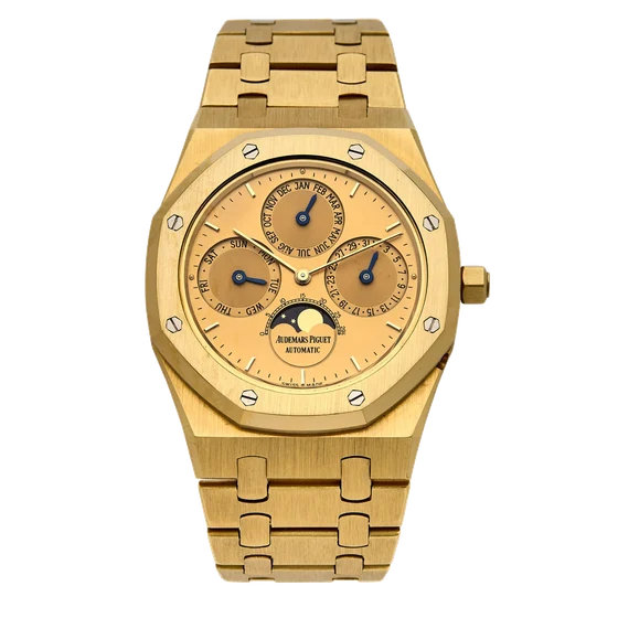 Audemars Piguet Ref. 25554BA, Royal Oak Perpetual Calendar 1st Generation Yellow gold kol 