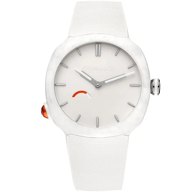 H. Moser & Cie. - Moser & Cie. 6103-2201 Streamliner Pump White kol saati