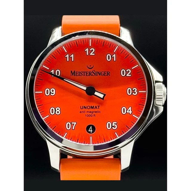 Meistersinger Unomat Orange 210000083554 kol saati