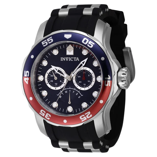 Invicta Open Box Pro Diver Watch - 48mm, Black, Steel (AIC-46968) kol saati