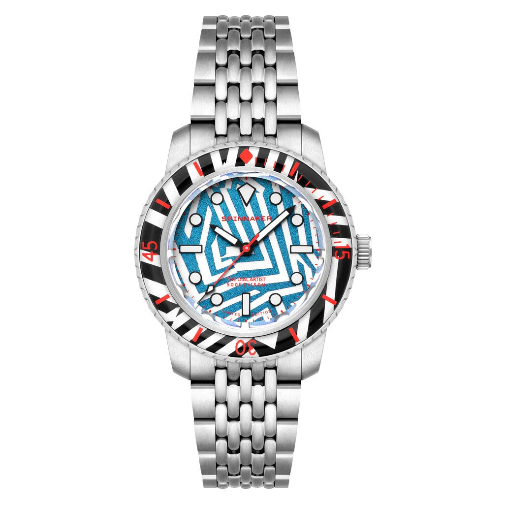 Spinnaker Razzle Dazzle Fleuss 40 Automatic Limited Edition Watch #SP-5165-11 40 mm kol saati