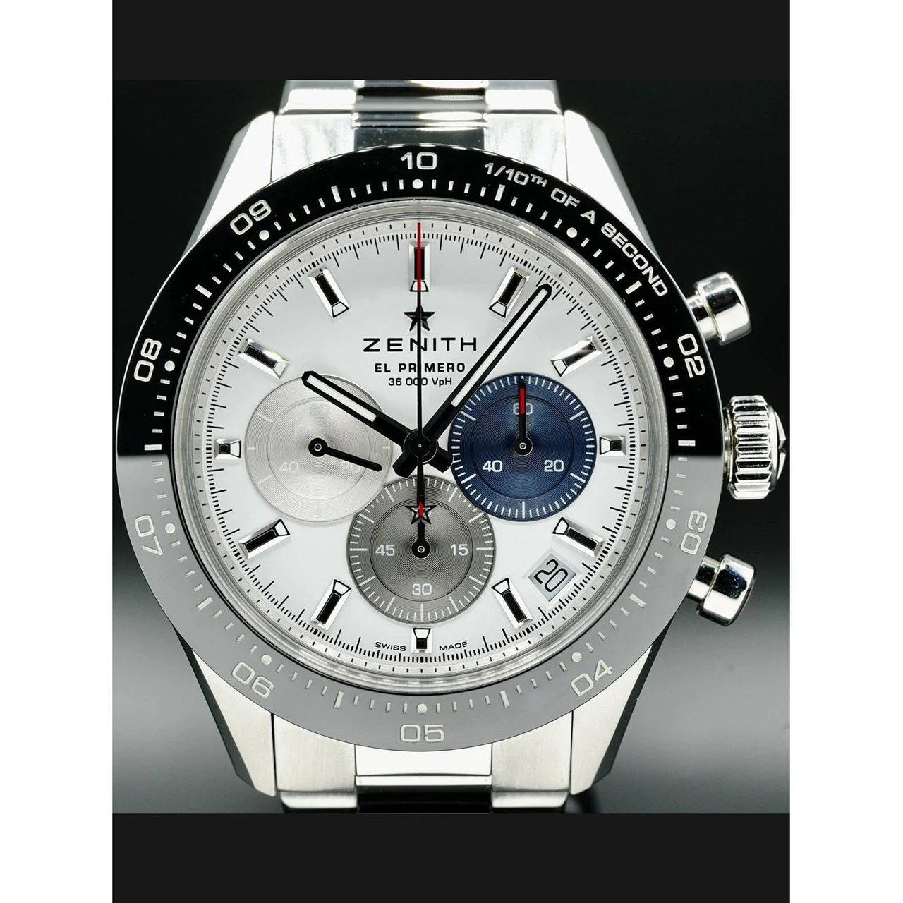 Zenith White Chronomaster Sport 03.3100.3600/69.M3100 210000029598 41 mm kol saati