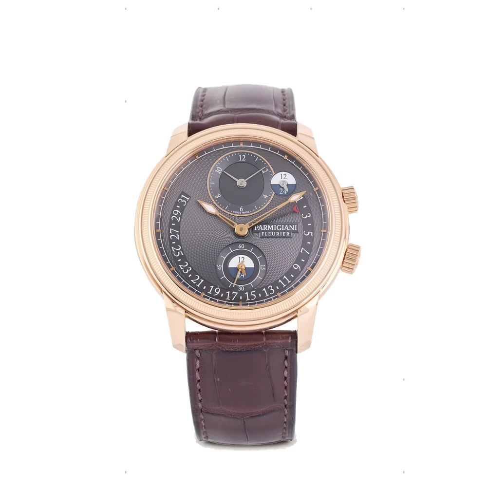 Parmigiani PARMIGIANI, REF. PFC493-1000200-HA1242, TORIC HEMISPHERES RETROGRADE, 18K PINK GOLD kol saati