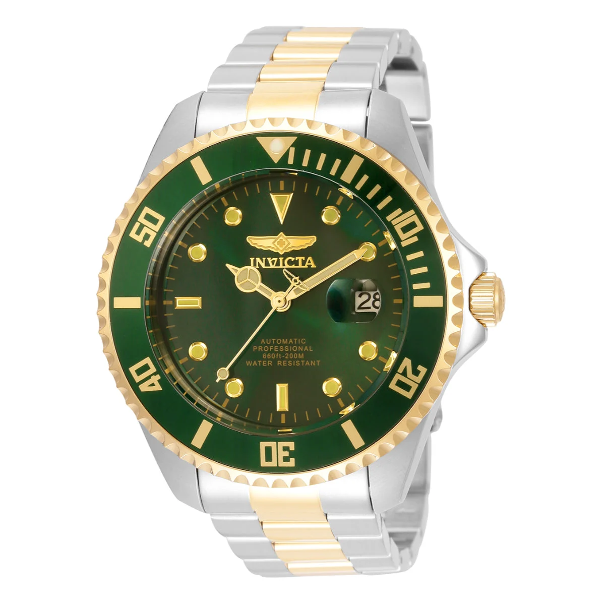 Invicta Grand Diver Solemnis Automatic Watch - 47mm, Steel, Gold (35727) 47 mm kol saati