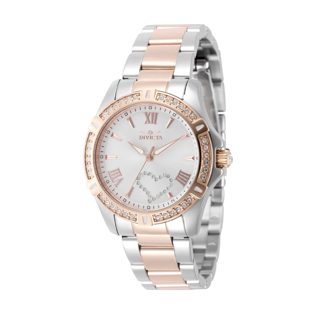Invicta Open Box Angel Watch - 34.5mm. Rose Gold. Steel (AIC-49893) 34.5 mm kol saati