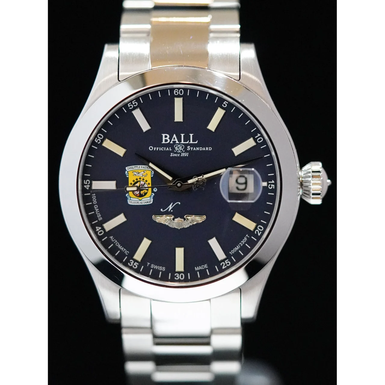 Ball Engineer Master II Doolittle Raiders Rainbow Tubes NM3000C-S1-BER 210009N32262 kol saati