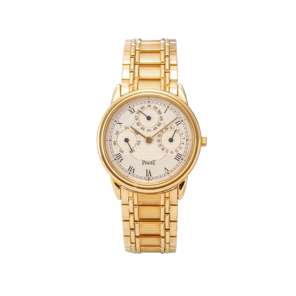 Piaget PIAGET REF. 15959, TRIPLE DATE; 18K YELLOW GOLD kol saati